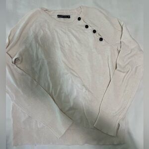 Abercrombie cream Sweater
